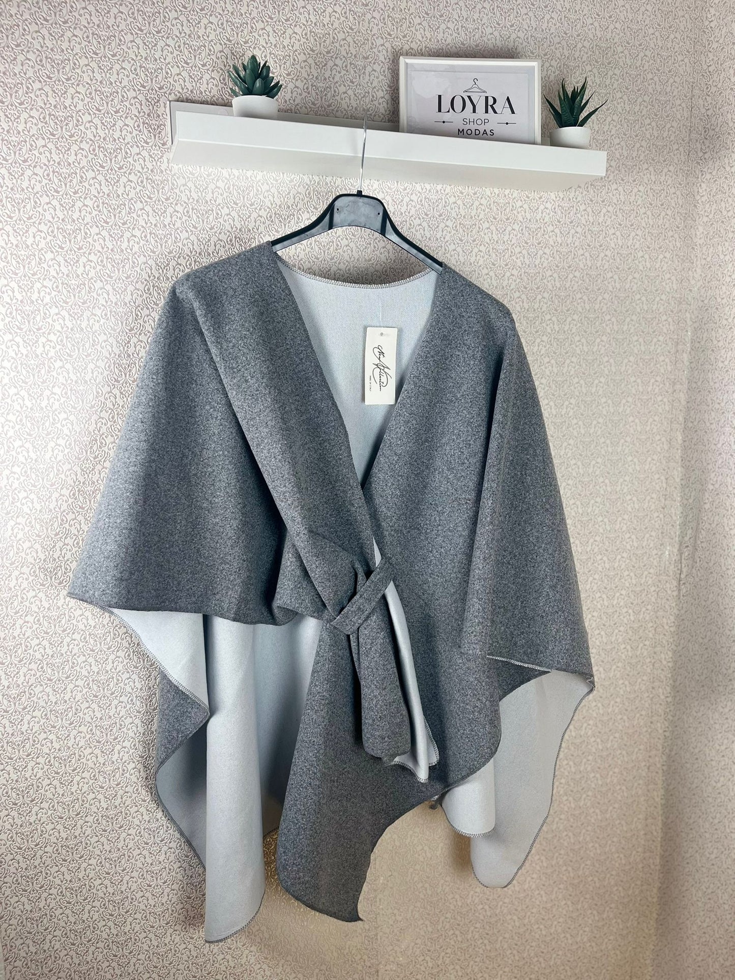 Poncho con Cinturón