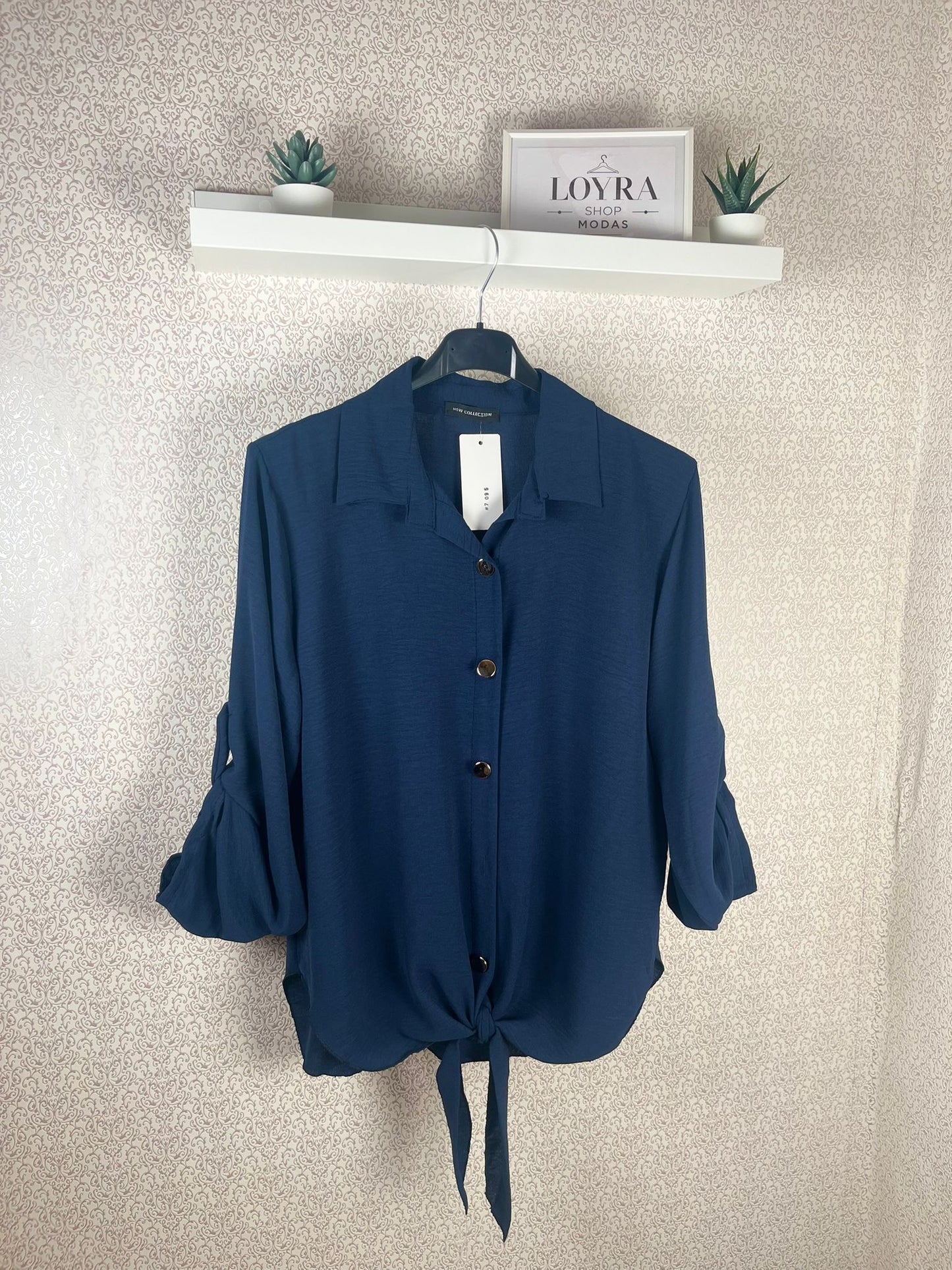 Camisa Mujer  con Lazo