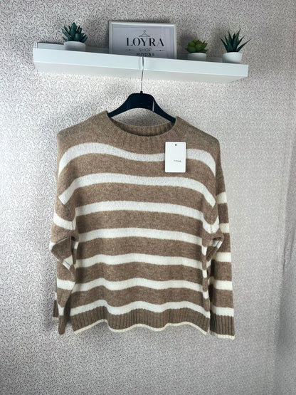 Jersey de Rayas Suave Efecto Mohair - Confort Premium